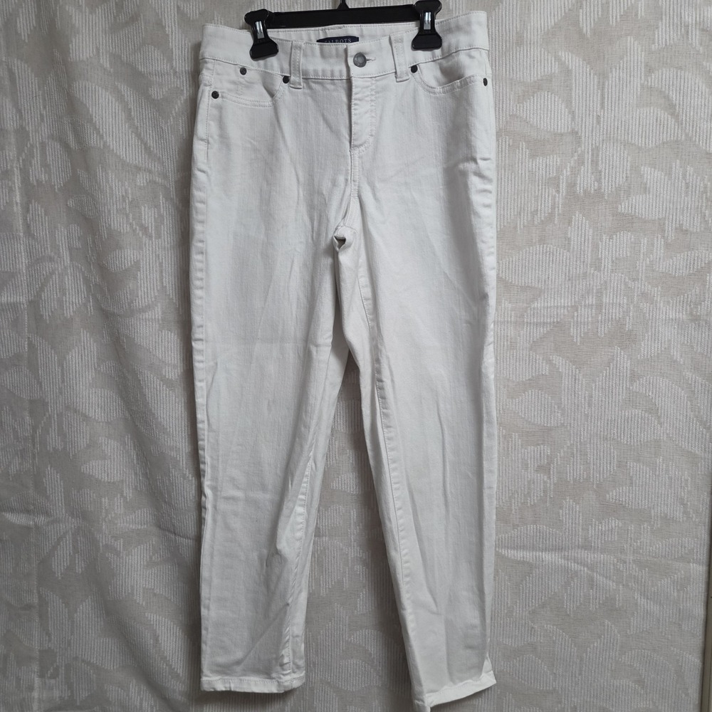 White Simply Flattering W 4 Petite Classic Stretch Jeans Coquette Coastal Pretty